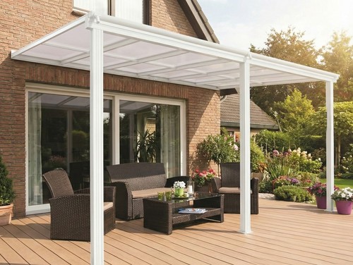White garden veranda - white, port