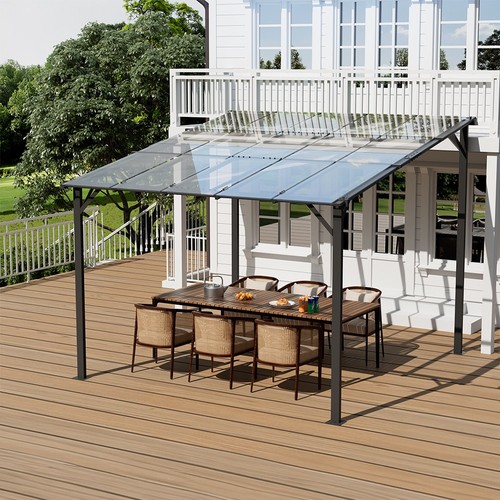 3x3m lean gazebo outdoor - 3x3m, to