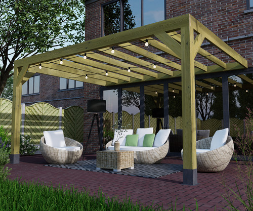 Lean box pergola kit - to,