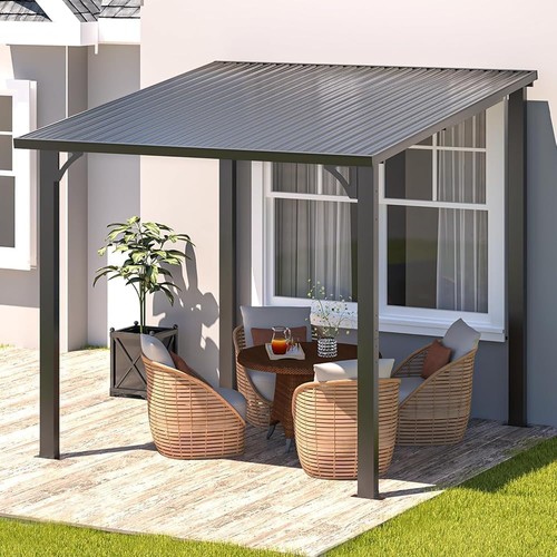 4x3m wall mounted lean to - 2.4x3m, lean-to