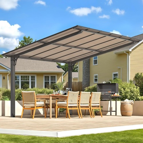 Hardtop lean gazebo - hardtop, lean-to