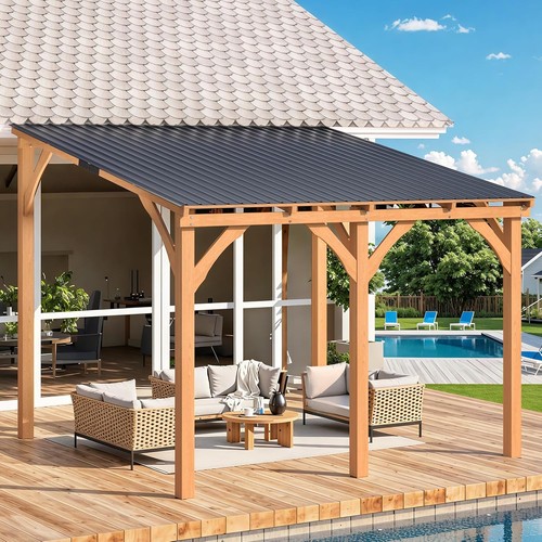 3x3 lean hardtop pine - m, lean-to