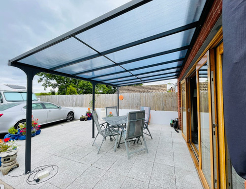 Wall mounted pergola outdoor - mounted,