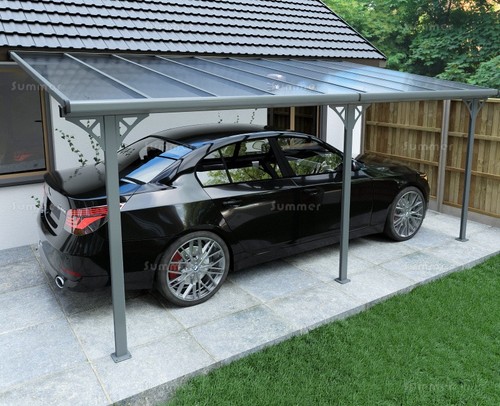 Adjustable aluminium leanto - aluminium,