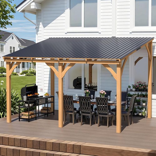 Lean hardtop cedar wood - lean-to,